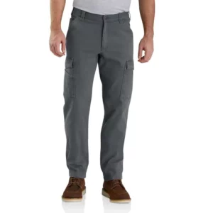 Carhartt Rugged Flex Rigby Cargo Pant DOE Logo Gravel 103574-029
