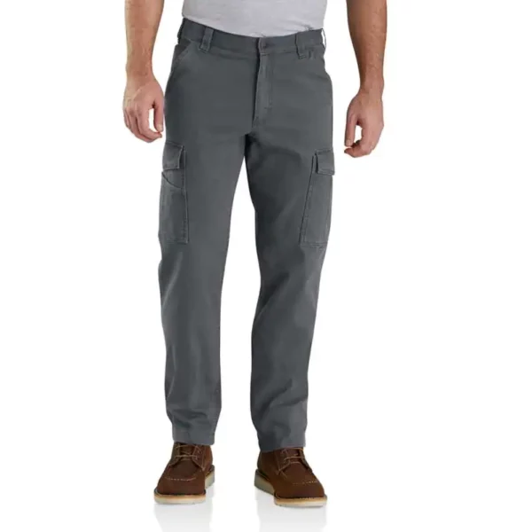 Carhartt Rugged Flex Rigby Cargo Pant DOE Logo Gravel 103574-029