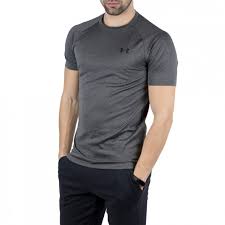 Under Armour Men's Tech™ 2.0 Short Sleeve DOE Logo Carbon Heather 1326413-090
