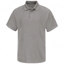 Bulwark Cool Touch Short Sleeve Classic Polo DOE Logo Grey SMP8GY