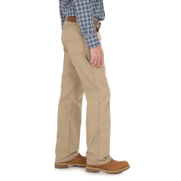 Wrangler Riggs Workwear FR Carpenter Pant Khaki DOE Logo 10FR3W02K