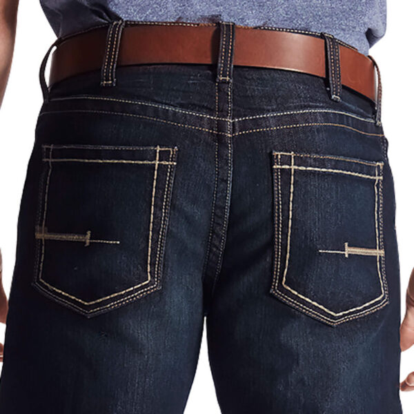 Ariat Rebar M4 Relaxed DuraStretch Edge Boot Cut Jean DOE Logo 10016220 - Image 3