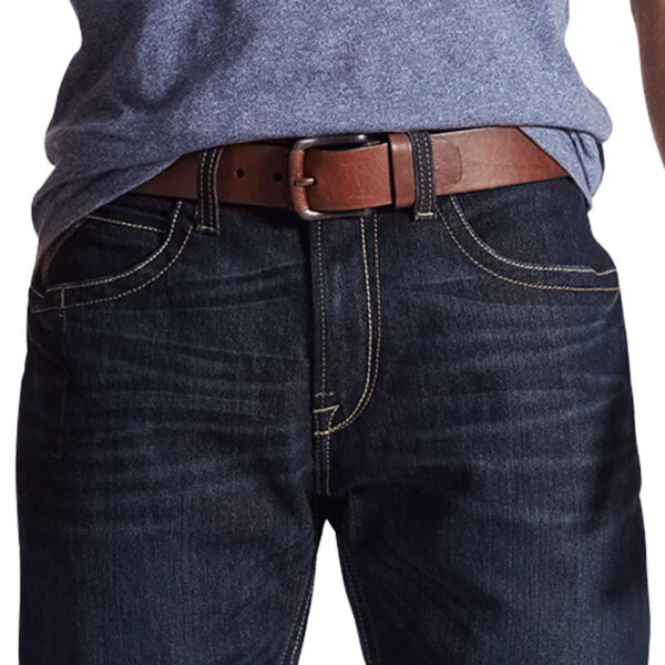 Ariat Rebar M4 Relaxed DuraStretch Edge Boot Cut Jean DOE Logo 10016220 - Image 4