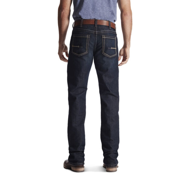 Ariat Rebar M4 Relaxed DuraStretch Edge Boot Cut Jean DOE Logo 10016220 - Image 2