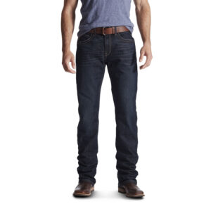 Ariat Rebar M4 Relaxed DuraStretch Edge Boot Cut Jean DOE Logo 10016220