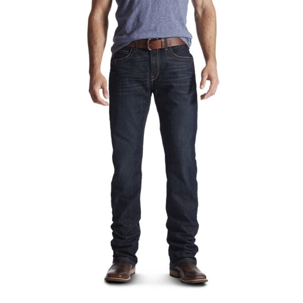 Ariat Rebar M4 Relaxed DuraStretch Edge Boot Cut Jean DOE Logo 10016220