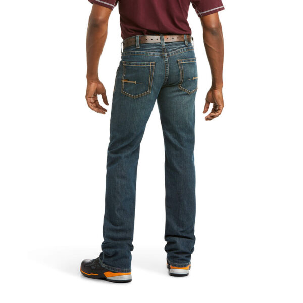 Ariat Rebar M5 Straight DuraStretch Edge Stackable Straight Leg Jean DOE Logo 10016222 - Image 2