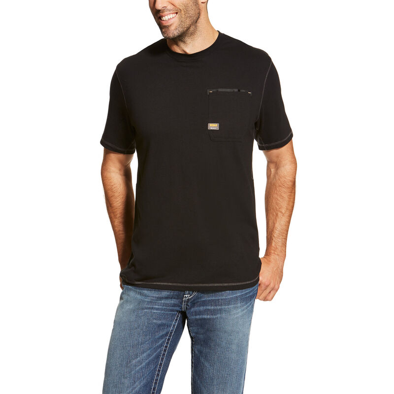 Ariat Rebar Workman T-Shirt Black DOE Logo 10019129