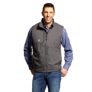 Ariat Rebar DuraCanvas Vest DOE Logo 10023934