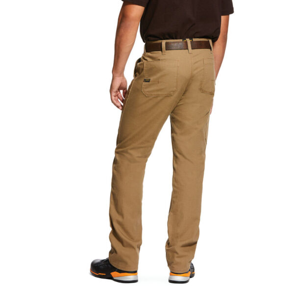 Ariat Rebar M4 Low Rise DuraStretch Made Tough Double Front Stackable Straight Leg Pant DOE Logo 10030232 - Image 2