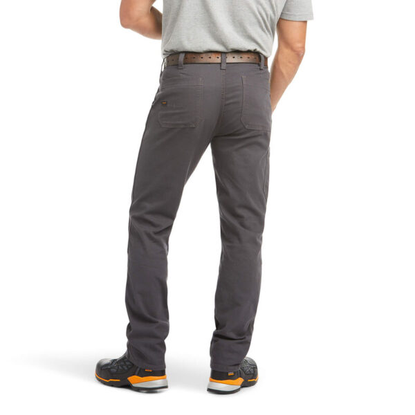 Ariat Rebar M4 Low Rise Durastretch Made Tough Double Front Stackable Straight Leg Pant DOE Logo 10030234 - Image 2