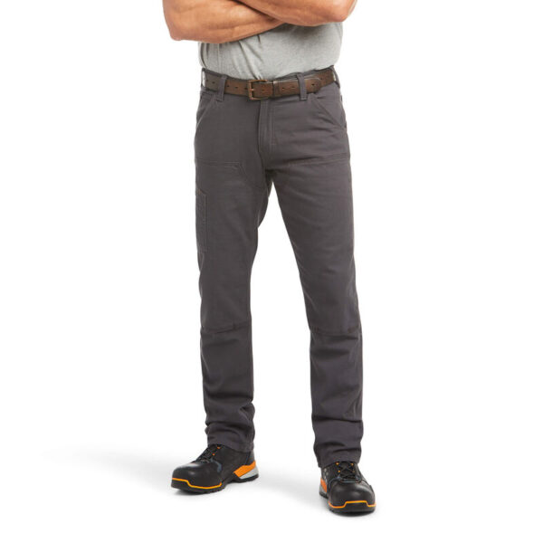 Ariat Rebar M4 Low Rise Durastretch Made Tough Double Front Stackable Straight Leg Pant DOE Logo 10030234