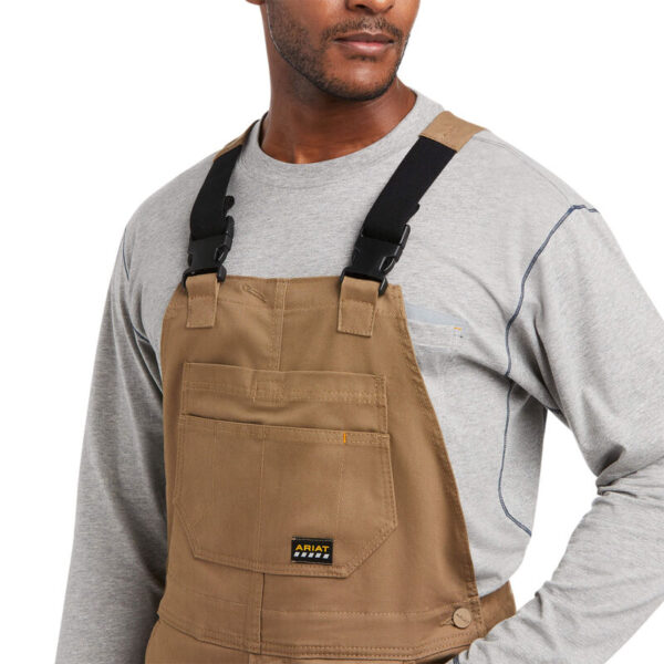 Ariat Rebar DuraCanvas Stretch Insulated Bib DOE Logo 10032505 - Image 4