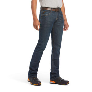 Ariat Rebar M7 DuraStretch Edge Stackable Straight Leg Jean DOE Logo 10034628