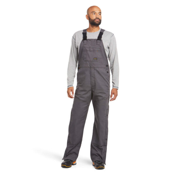 Ariat Rebar DuraCanvas Unlined Bib DOE Logo 10034653 - Image 3