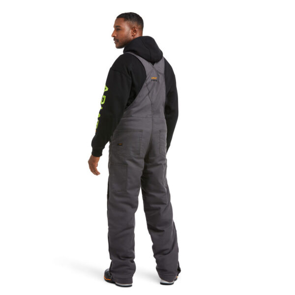 Ariat Rebar DuraCanvas Stretch Insulated Bib DOE Logo 10036680 - Image 2