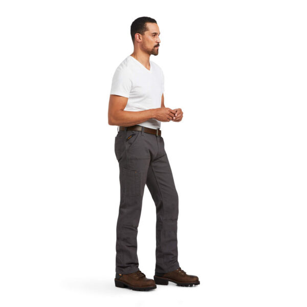Ariat Rebar M7 Slim DuraStretch Made Tough Double Front Straight Pant DOE Logo 10036736 - Image 3