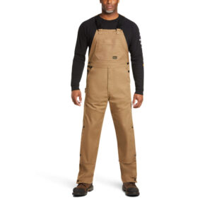Ariat Rebar DuraCanvas Unlined Bib DOE Logo 10036798