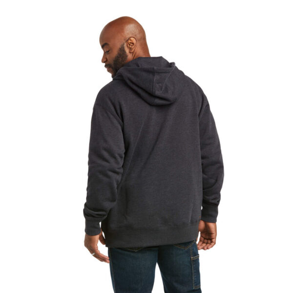 Ariat Rebar Workman 1/4 Zip Hoodie DOE Logo 10037726 - Image 2