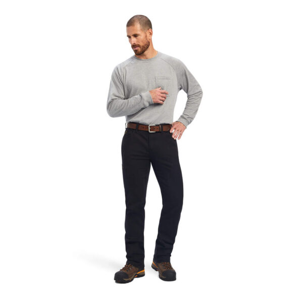 Ariat Rebar M7 DuraStretch Made Tough Straight Pant DOE Logo 10041080 - Image 3