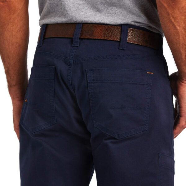 Ariat Rebar M4 Low Rise DuraStretch Made Tough Stackable Straight Leg Pant DOE Logo 10041084 - Image 4