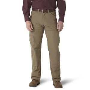 Wrangler Riggs Workwear Ripstop Ranger Cargo Pant DOE Logo Bark 3W060BR