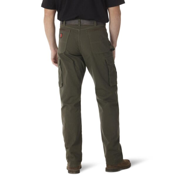 Wrangler Riggs Workwear Ripstop Ranger Cargo Pant DOE Logo Loden 3W060LD - Image 2