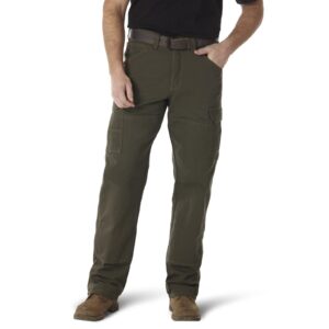 Wrangler Riggs Workwear Ripstop Ranger Cargo Pant DOE Logo Loden 3W060LD
