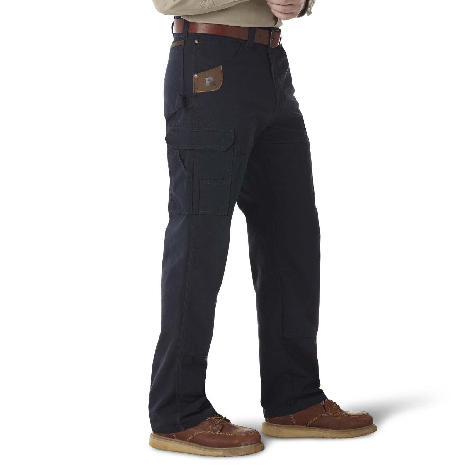 Wrangler Riggs Workwear Ripstop Ranger Cargo Pant DOE Logo Navy 3W060NY - Image 2