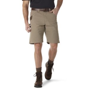 Wrangler Riggs Workwear Carpenter Short DOE Logo Dark Khaki 3W320DK