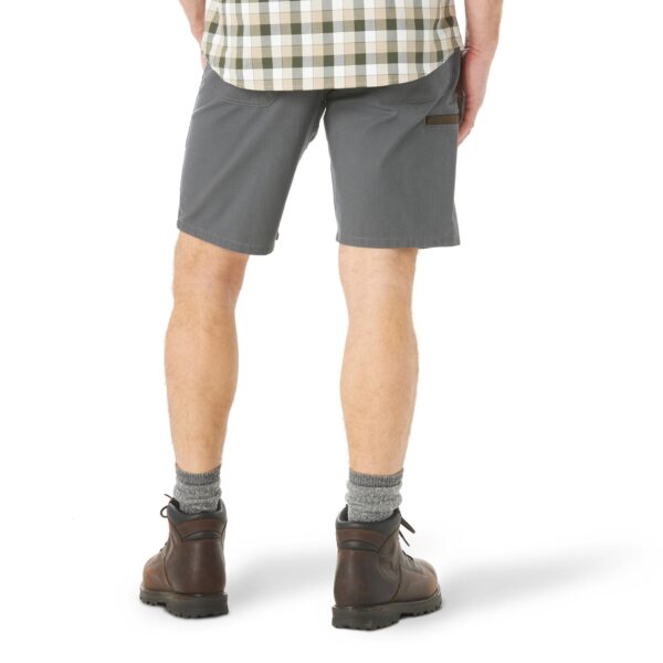 Wrangler Riggs Workwear Regular Fit Work Short DOE Logo Grey 3W341GY - Image 2