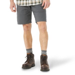 Wrangler Riggs Workwear Regular Fit Work Short DOE Logo Grey 3W341GY