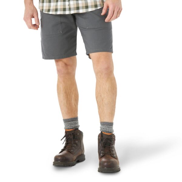 Wrangler Riggs Workwear Regular Fit Work Short DOE Logo Grey 3W341GY