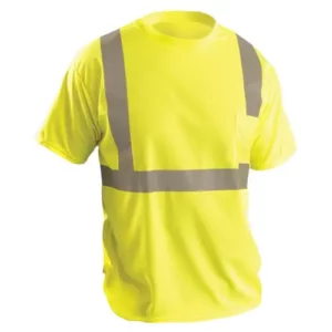 Occunomix Classic Standard Wicking Birdseye Yellow/Lime DOE Logo LUX-SSETP2B