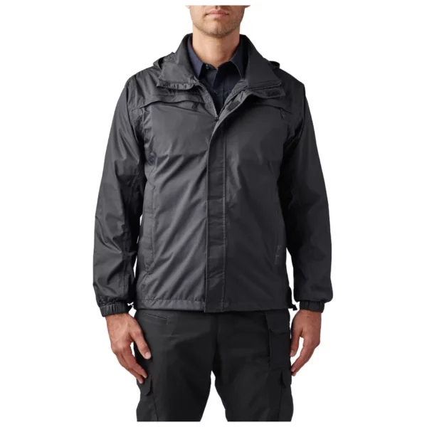 5.11 Tac-Dry Rain Shell 2.0 Black DOE Logo 48372-DOE