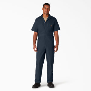 Dickies Short Sleeve Coverall DOE Stamp in Dark Navy 33999-DOE