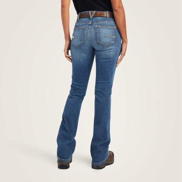 Ariat Women's Rebar Riveter Boot Cut Jean with DOE Logo 10041067-DOE - Image 2