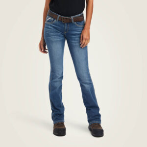 Ariat Women's Rebar Riveter Boot Cut Jean with DOE Logo 10041067-DOE
