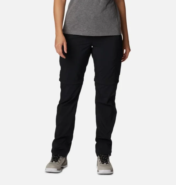 Columbia Women's Silver Ridge Utility Convertible Pants Black with DOE Logo 2037611BLK-PTX