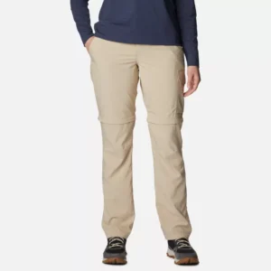 Columbia Women's Silver Ridge Utility Convertible Pants Ancient Fossil with DOE Logo 2037611FOS-PTX