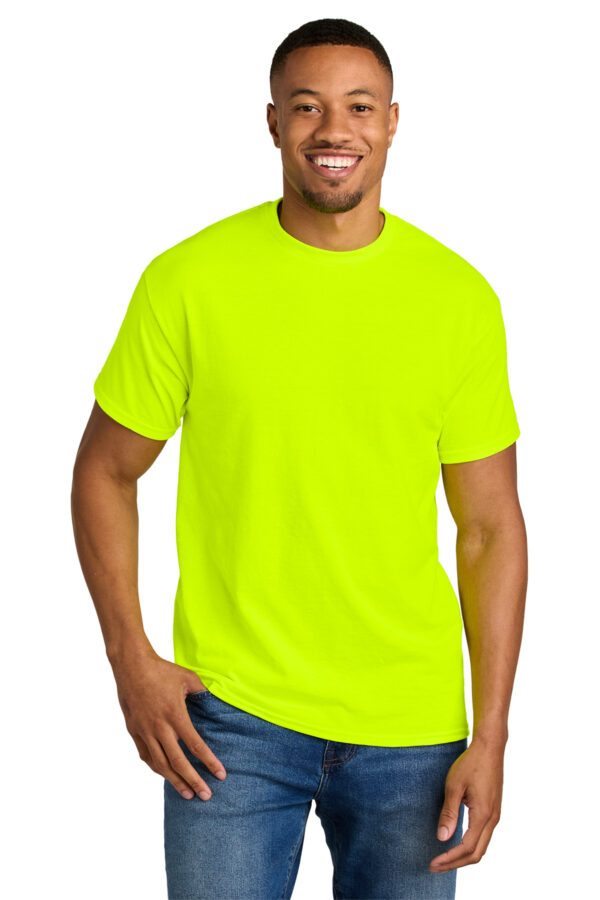 Gildan® - DryBlend® 50 Cotton/50 Poly T-Shirt Safety Green with DOE Logo 8000SG-DOE