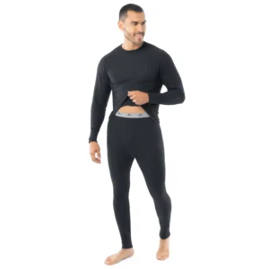 Indera Mills Cotton Heavyweight Waffle Thermal Pant Black 839DSBK-PTX