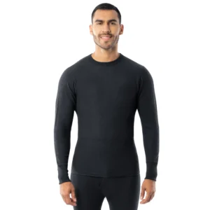 Indera Mills Cotton Heavyweight Waffle Thermal Crew 839LSBK-PTX