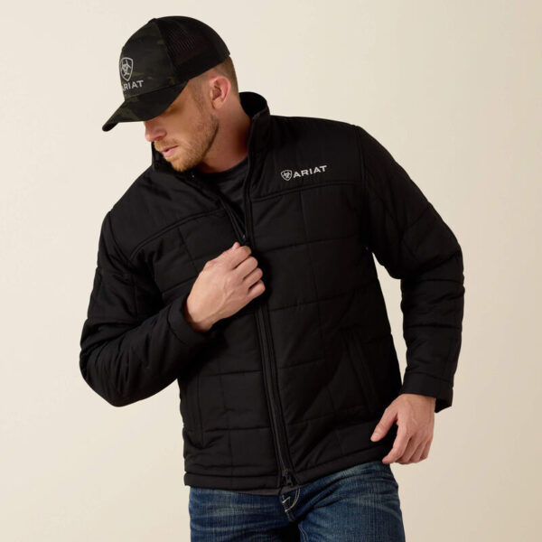 Ariat Crius Insulted Jacket Black with DOE Logo 10028355-PTX
