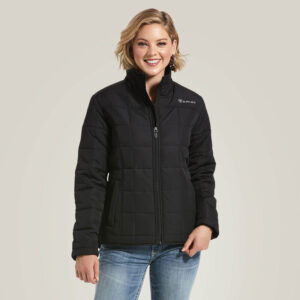 Ariat Cirus Insulated Jacket Black with DOE Logo 10032982-PTX