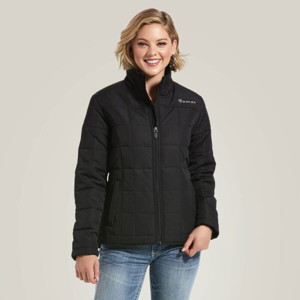 Ariat Cirus Insulated Jacket Black with DOE Logo 10032982-PTX