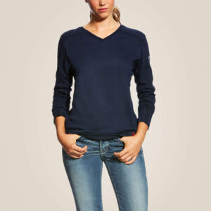 Ariat FR AC Top Navy with DOE Logo 10022698-PTX