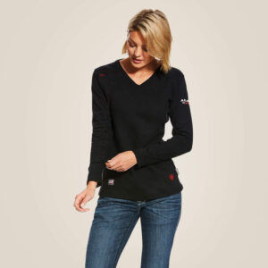 Ariat FR AC Top Black with DOE Logo 10025382-PTX