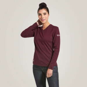 Ariat FR AC Top Malbec with DOE Logo 10032958-PTX