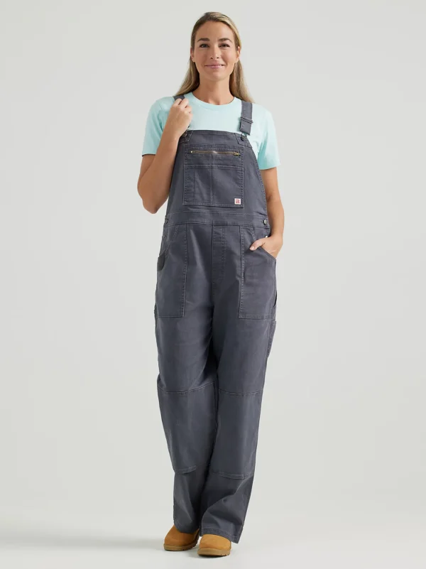 Wrangler Riggs Workwear Relaxed Work Overall Asphalt with DOE Logo 112343971-PTX